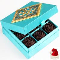 Sugarfree Blue Chocolate Roses Box
