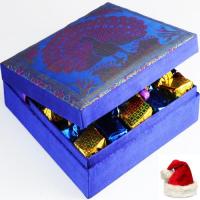 Sugarfree Blue Peacock Chocolate Box